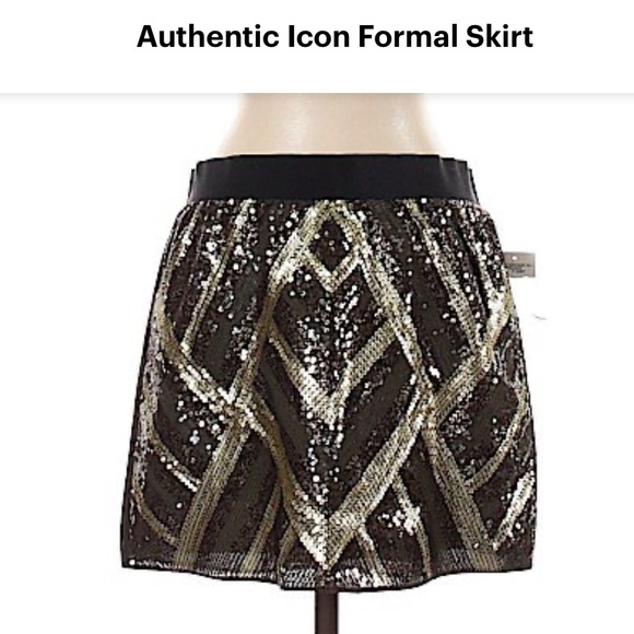 COPY - Authentic Icon Tommy Hilfiger Sequin Mini Skirt - Picture 2 of 10